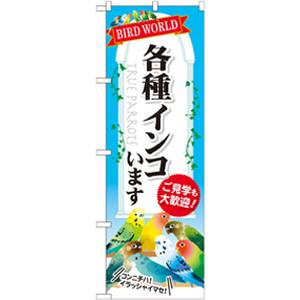 のぼり屋工房 のぼり屋工房 のぼり 各種インコいます GNB-609