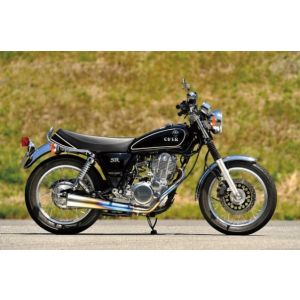 オーヴァーレーシング OVER RACING オーヴァーレーシング 16-401-01 チタンメガホン MANXタイプ SR400(FI)