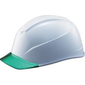 谷沢製作所 タニザワ TANIZAWA タニザワ 123-JZV-V3-W3-J エアライトS搭載ヘルメット 透明バイザータイプ 溝付 透明バイザー グリーン 帽体色 白 谷沢製作所