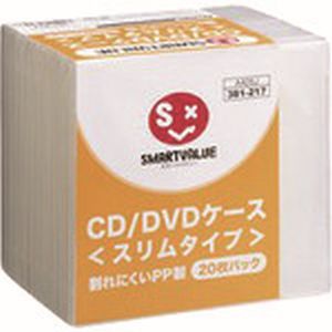 ジョインテックス ジョインテックス A409J 381217CD/DVDケース スリムPP製20枚