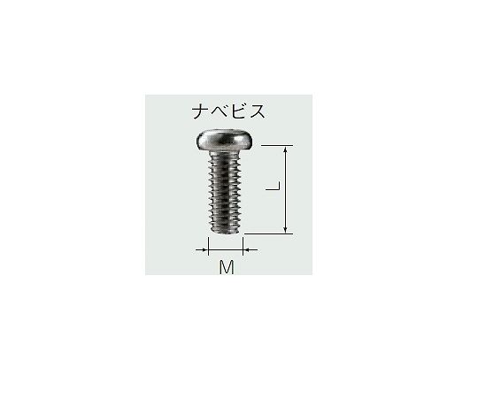 タカチ電機工業 TAKACHI タカチ電機工業 MT5-14*4 MT型ビス4個セット M 5mm L 14mm -ステンレス