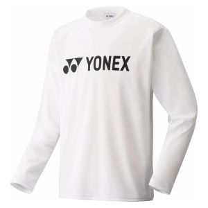 ヨネックス YONEX ヨネックス ロングスリーブ Tシャツ ユニセックス ホワイト SSサイズ 男女兼用 16158 YONEX