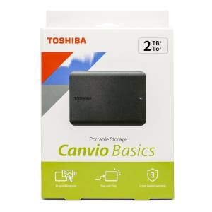 東芝 TOSHIBA 東芝 HDTB520AK3AA 外付け ポータブルHDD 2TB USB3.0対応 2.5インチ ハードディスク