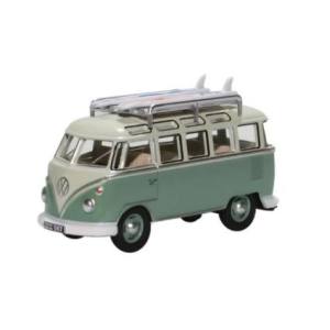 京商 kyosho 京商 OX76VWS005 OXFORD 1/76 VW T1 サンバ バス サーフボード付 ターコイズブルー/ホワイト