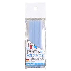 日本紐釦貿易 Nippon Chuko NBK ノック式水性チャコ用替え芯 4.0mm芯 5本入 ブルー SDY5442 日本紐釦貿易