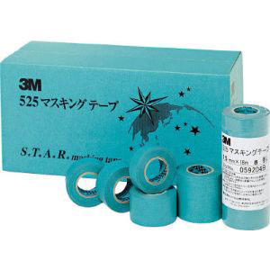 スリーエム 3M スリーエム 3M 525 マスキングテープ 50mm×18m 2巻入り