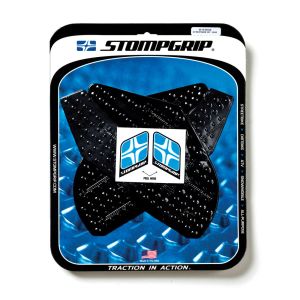 ストンプグリップ STOMPGRIP ストンプグリップ 55-10-0043B トラクションパッドタンクキット ブラック VOLCANO Ninja250/300 13-17