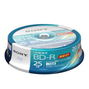 ソニー SONY SONY 20BNR1VJPP6 BD-R BDR 25GB 6倍速20枚 スピンドルケース
