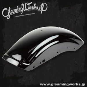 GLEAMING.W GLEAMING.W GW-6006-BK ショートリブフェンダー ブラック塗装 スポーツスター(04-06・10-15)XR1200不可