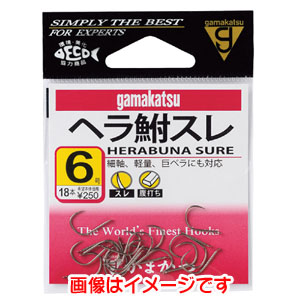 がまかつ Gamakatsu がまかつ ヘラ鮒スレ 茶 4号 12-169