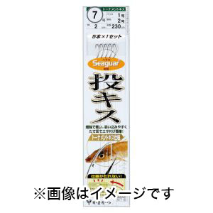 がまかつ Gamakatsu がまかつ 投キス引き釣リプロ仕掛 5本 6号 ハリス 1 N-110