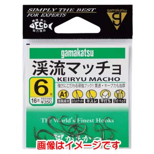 がまかつ Gamakatsu がまかつ A1 渓流マッチョ 茶 8号 67-943