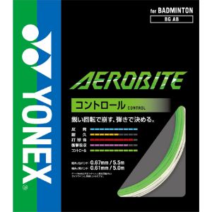 ヨネックス YONEX ヨネックス エアロバイト 0.61mm ホワイト グリーン BGAB 136 YONEX