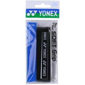 ヨネックス YONEX ヨネックス ウェットスーパーソフトグリップ オーバーグリップテープ ブラック AC136 007 YONEX