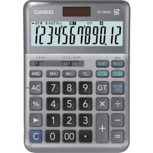 カシオ CASIO カシオ DF-200RC-N 軽減税率電卓 デスクタイプ