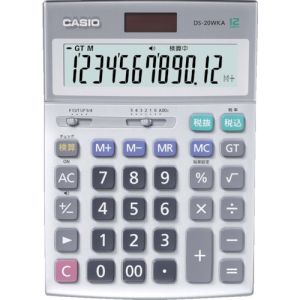 カシオ CASIO カシオ DS-20WKA-N 本格実務電卓 検算タイプ 5年保証