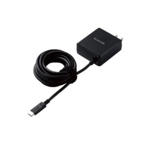 エレコム ELECOM エレコム ELECOM Power Delivery対応 USB AC充電器(18W/ケーブル2.5m) ブラック MPA-ACCP05BK
