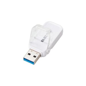 エレコム ELECOM エレコム ELECOM フリップキャップ式USBメモリ 16GB ホワイト MF-FCU3016GWH