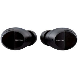 エレコム ELECOM エレコム LBT-TWS12BK Bluetoothイヤホン 完全ワイヤレス AAC対応 カナル型 ブラック