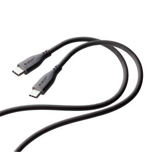 エレコム ELECOM エレコム MPA-CCSS10GY USB Type-C to USB Type-Cケーブル USB Power Delivery対応 なめらか 1.0m グレー