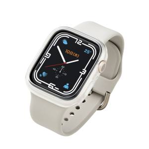 エレコム ELECOM エレコム AW-21ABPUCR Apple Watch series7 45mm ソフトバンパー クリア