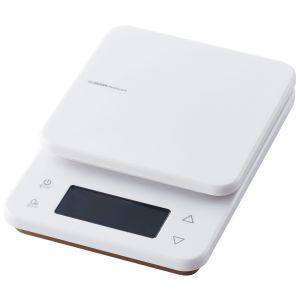 エレコム ELECOM エレコム HCS-KSA02WH キッチンスケール 計量器 カロリー計測 3種登録(ご飯+炭水化物2種) 最大3kg 最小0.5g表示 バックライト付 ホワイト
