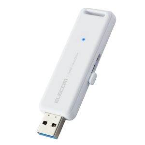 エレコム ELECOM エレコム ESD-EMB0250GWH 外付けSSD ポータブル USB3.2 Gen1 対応 スライド式 250GB ホワイト