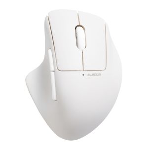 エレコム ELECOM エレコム M-SH30BBSKWH マウス SHELLPHA Bluetooth 5ボタン チルトホイール 抗菌仕様 静音設計 ホワイト