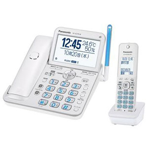 パナソニック Panasonic パナソニック Panasonic VE-GD78DL-W デジタルコードレス電話機 子機1台付き パールホワイト