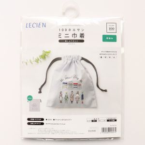 LECIEN ルシアン  LECIEN 100ネエサン 刺しゅうキット ミニ巾着 街並み CSK542110 ルシアン