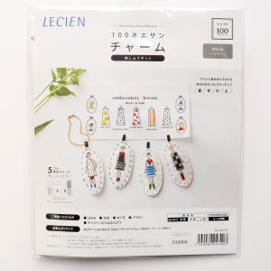 LECIEN ルシアン  LECIEN 100ネエサン 刺しゅうキット チャーム ホワイトCSK542107 ルシアン