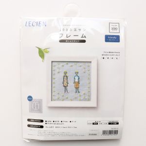 LECIEN ルシアン  LECIEN 100ネエサン 刺しゅうキット 小さなフレーム フレンドリー CSK542112 ルシアン