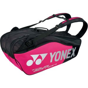 ヨネックス YONEX ヨネックス ラケット バッグ6 リュック付 テニスラケット 6本用 ブラック ピンク BAG1802R 181 YONEX