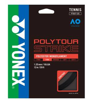 ヨネックス YONEX ヨネックス テニス ポリツアーストライク125 硬式テニス用ガット ストリングス PTGST125 クールブラック 730
