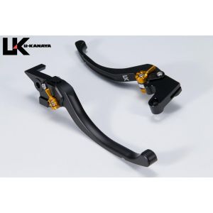 ユーカナヤ U-KANAYA U-KANAYA KA067-011-0811 レバーセット ツーリング BK/RD (ツヤケシ) Z250 Z250SL