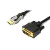 ルーメン HDMI(オス)-DVI24ピン変換ケーブル 2m LDC-HDV20
