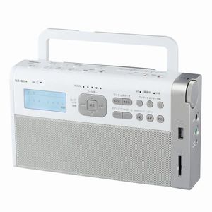 東芝(TOSHIBA) SD/USB録音ラジオ TY-RHR1-W(ホワイト)ワンタッチNHKラジオ基礎英語録音予約