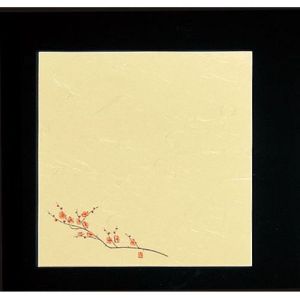 アーテック 5寸懐紙 四季の花(100枚入) 梅 S5-3