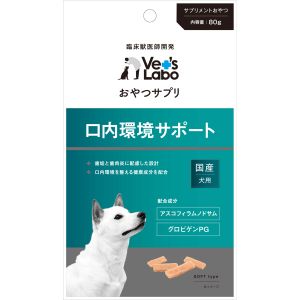 ジャパンペットコミュニケーションズ ジャパンペットコミュニケーションズ おやつサプリ 成犬用 口内環境サポート 80g