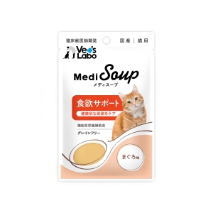 ジャパンペットコミュニケーションズ ジャパンペットコミュニケーションズ メディスープ 猫用 食欲サポート まぐろ味 40g