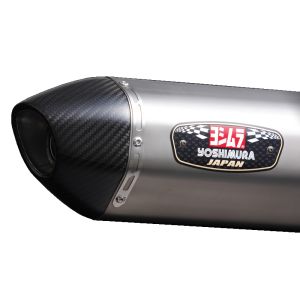 ヨシムラ YOSHIMURA ヨシムラ 110-40A-5180 機械曲R-77S カーボンエンド STC GROM