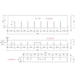 アズワン AS ONE アズワン 0-1200-03 コンパクト救急カート 仕切板タテ 1枚 小用