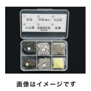 東京サイエンス 東京サイエンス 岩石標本(岩石標本火山噴出物6種) 3-657-04