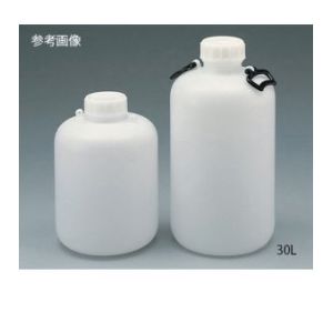三宝化成 広口瓶(HDPE製) 3L 5-011-02