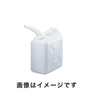 三宝化成 三宝化成 角型瓶 ノズル付 HDPE製 5L 5-037-01