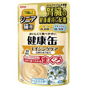 アイシア AIXIA アイシア シニア猫用 健康缶パウチ エイジングケア 40g