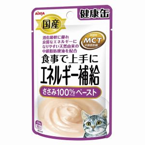 アイシア AIXIA アイシア 国産健康缶パウチ エネルギー補給ささみペースト 40g 猫 ウェットフード