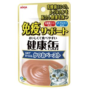 アイシア AIXIA アイシア 健康缶パウチ 免疫サポート かつおペースト 40g