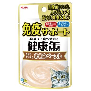 アイシア AIXIA アイシア 健康缶パウチ 免疫サポート ささみペースト 40g