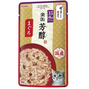 アイシア AIXIA アイシア 金缶 芳醇 15歳頃からのまぐろ ゼリー仕立て 60g AIXIA